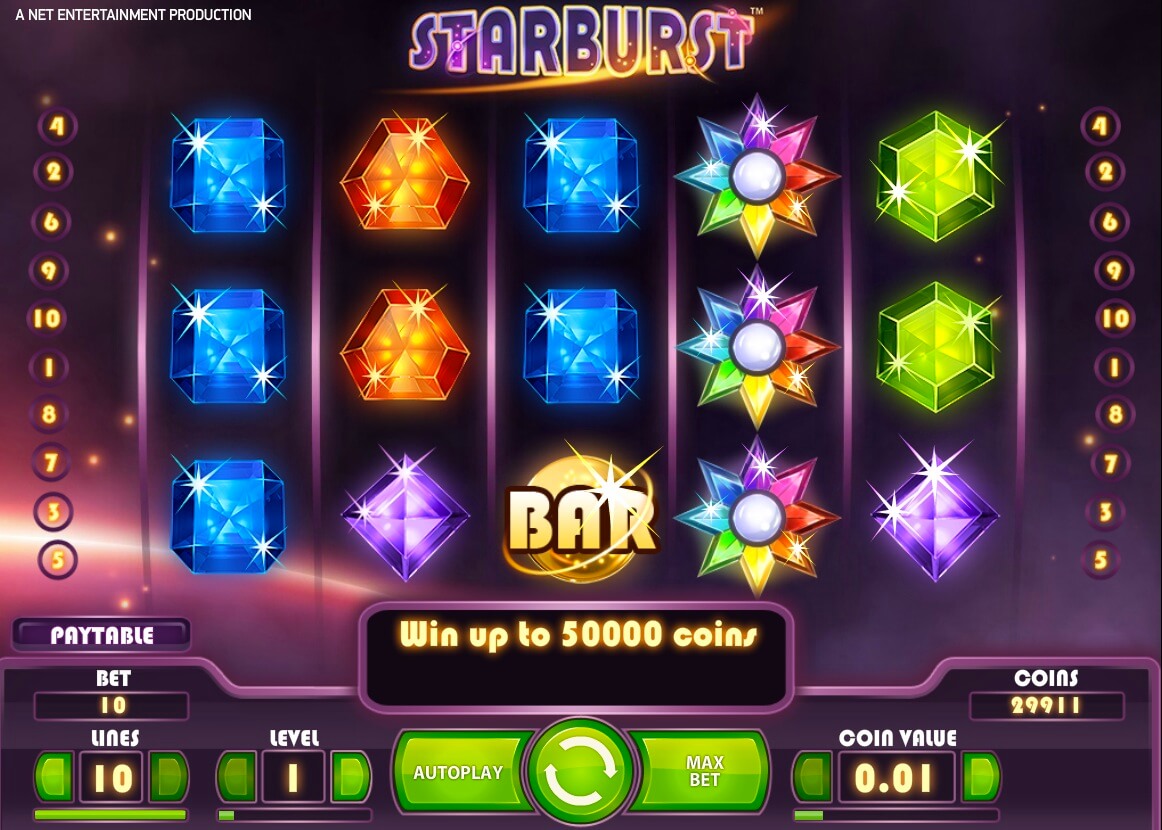 starburst slot netent review